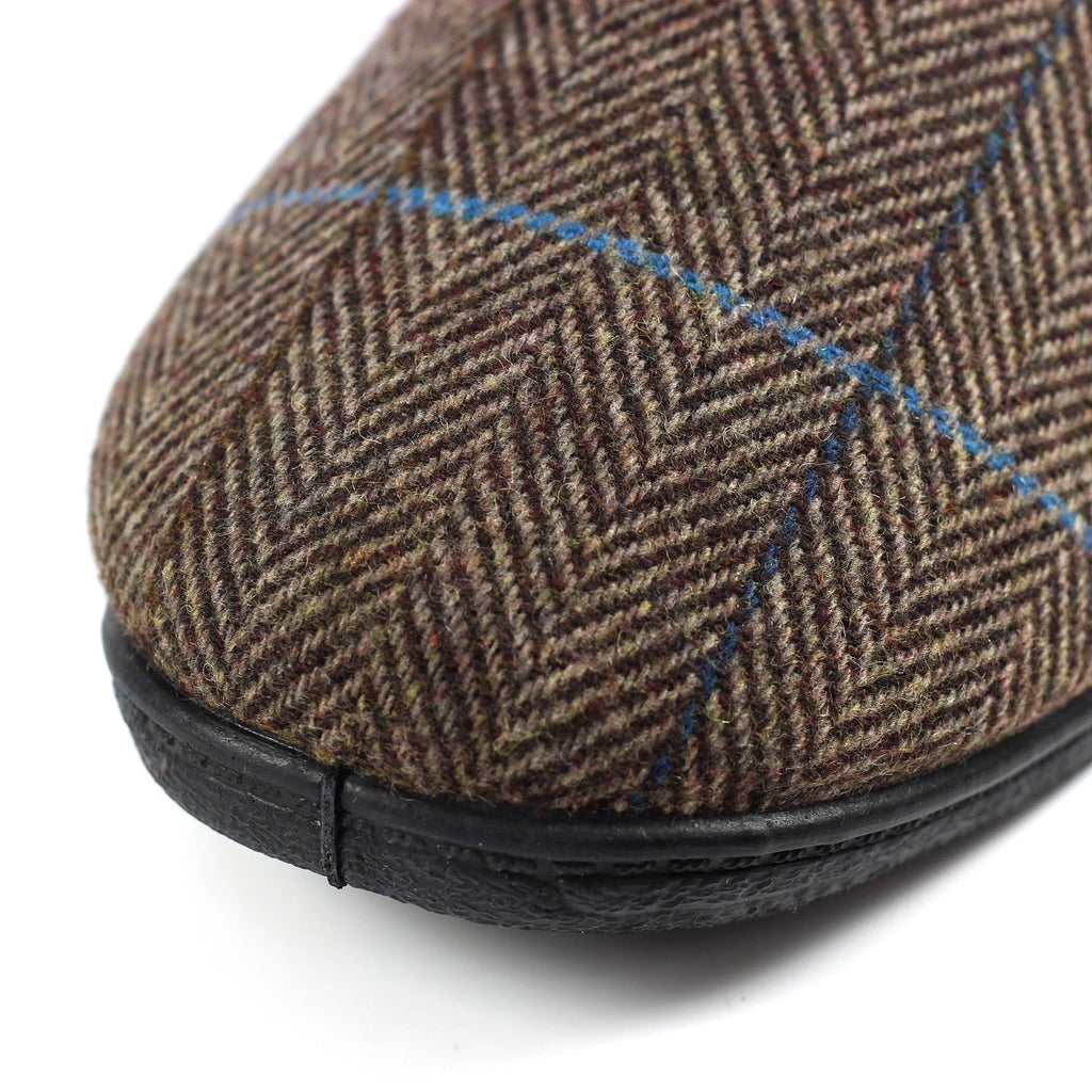 Harrison Brown Tweed Slipper