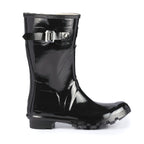 Sweden Black Mid-Calf Wellington