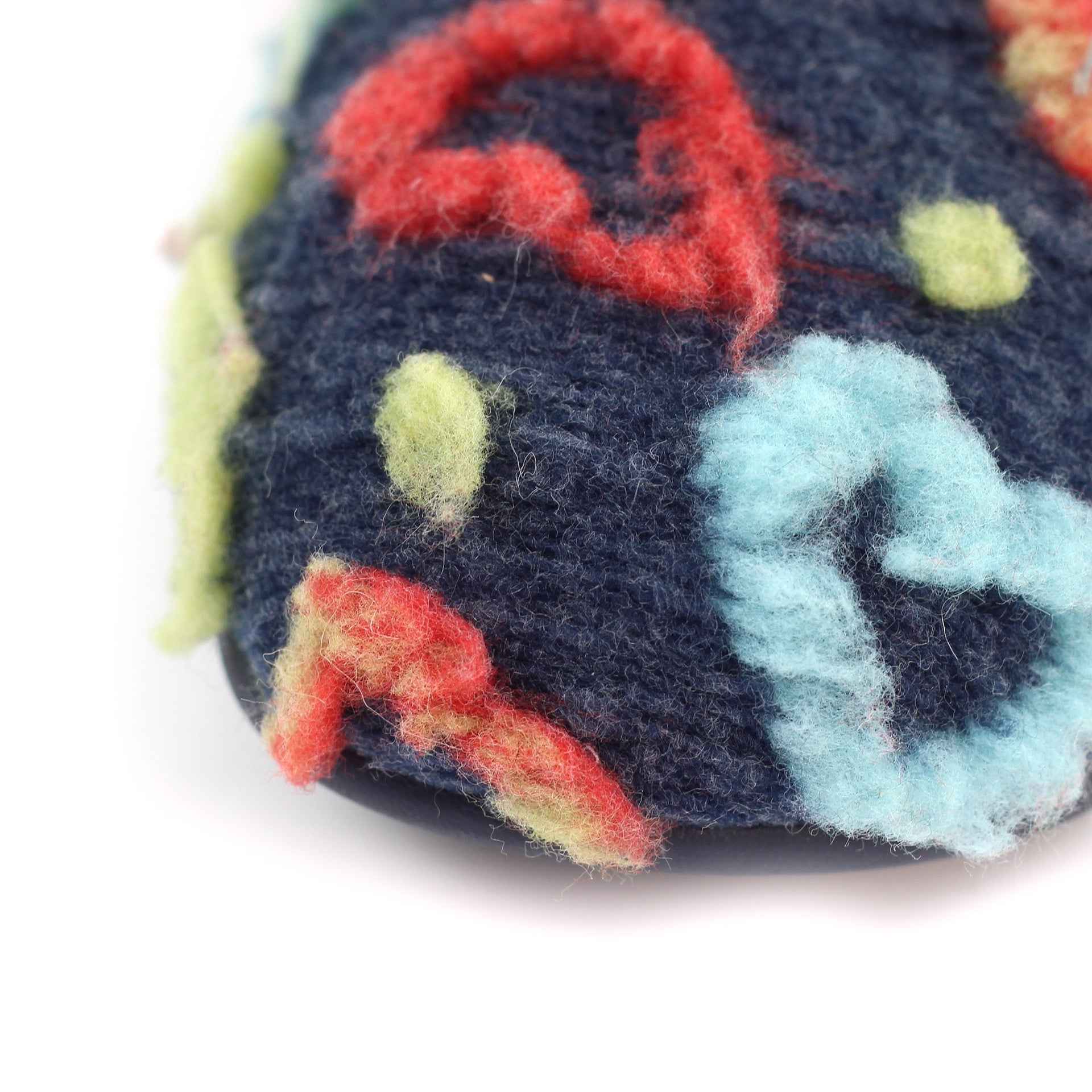 Truffle Navy Full Slipper