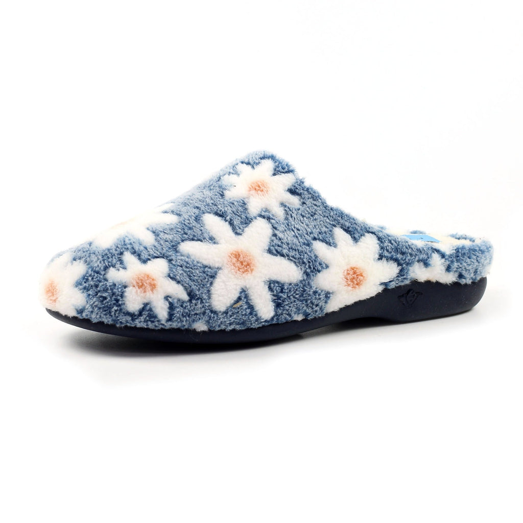 Plumeria Blue Slipper