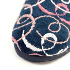 Erin II Navy Mule Slipper
