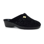 Amaretto Black Mule Slipper