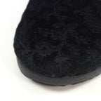 Amaretto Black Mule Slipper