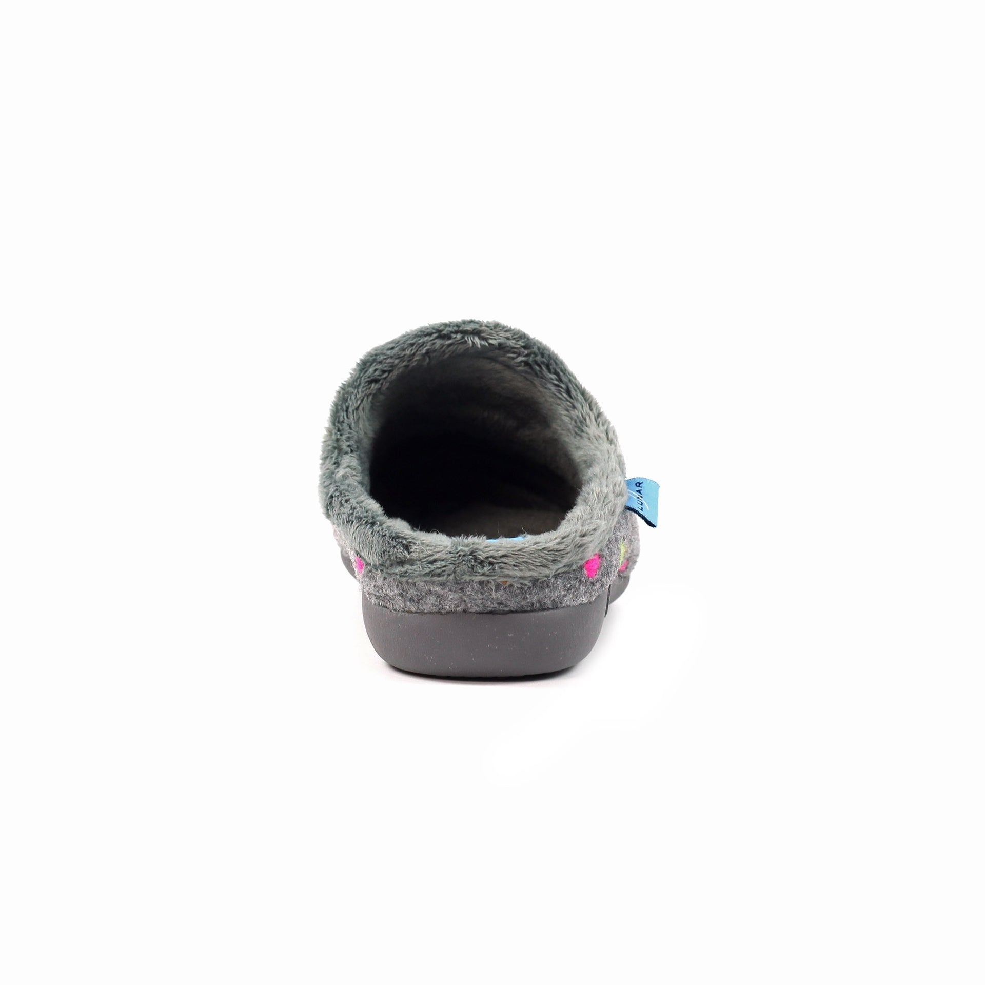 Peanut Grey Mule Slipper