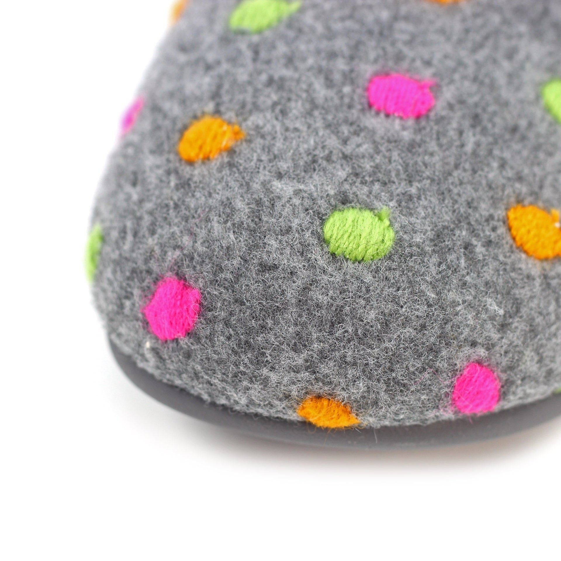 Peanut Grey Mule Slipper