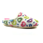 Valentine White Mule Slipper