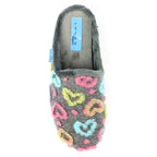 Valentine Grey Mule Slipper