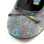 Berry Grey Pump Slipper