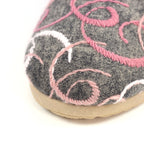 Erin II Grey Mule Slipper
