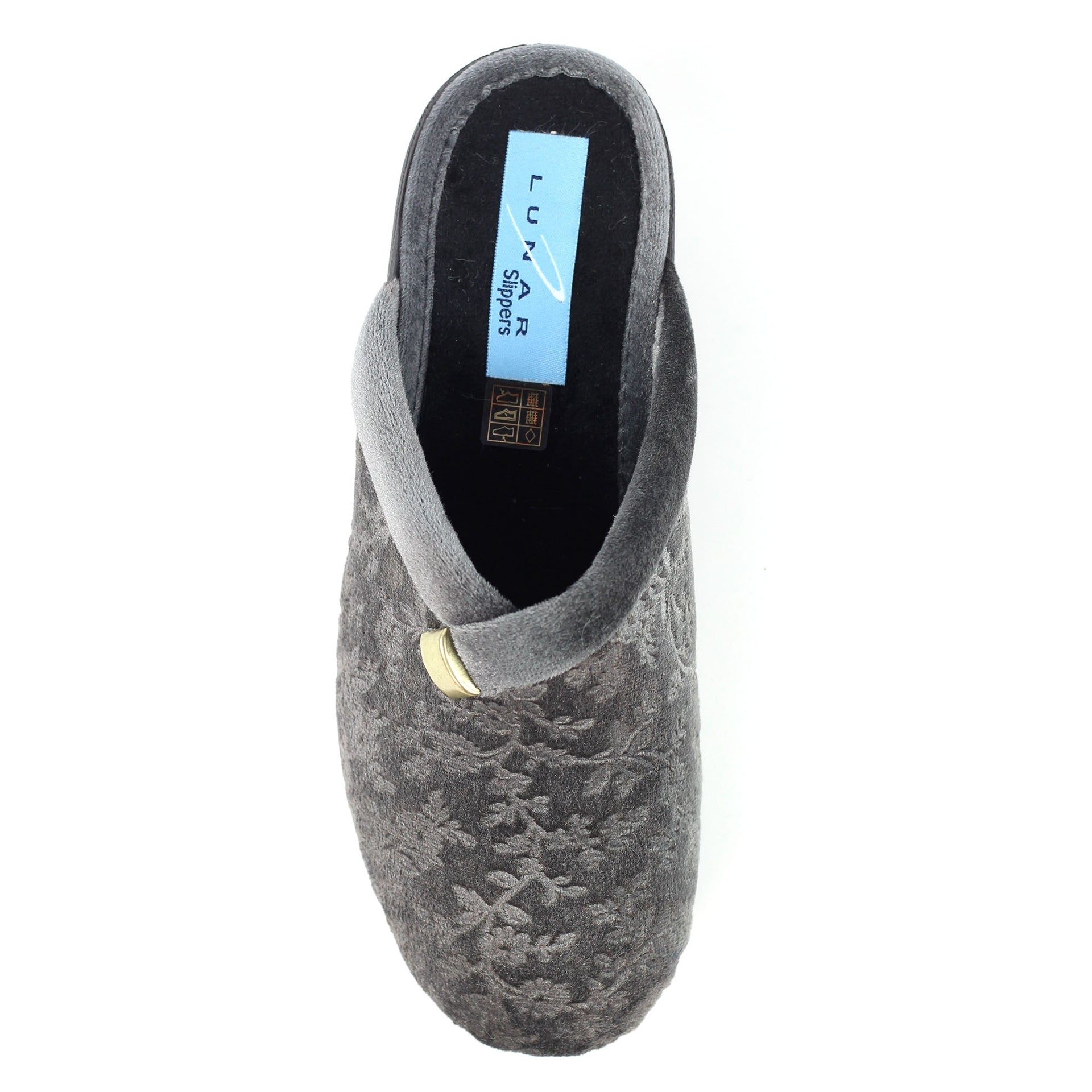 Amaretto Grey Mule Slipper