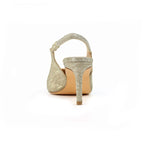 Janine Gold Slingback Heel