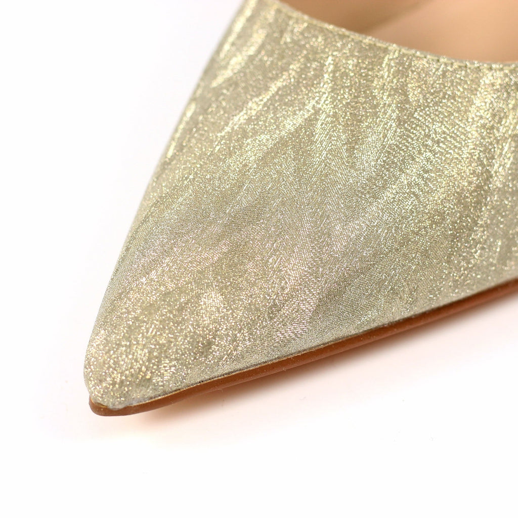 Janine Gold Slingback Heel