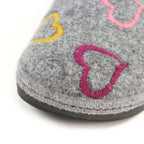 Love Grey Mule Slipper