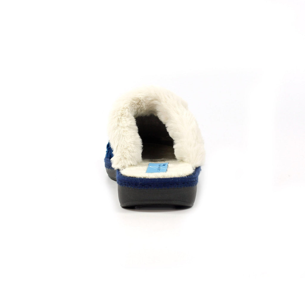 Wilder Blue Mule Slipper