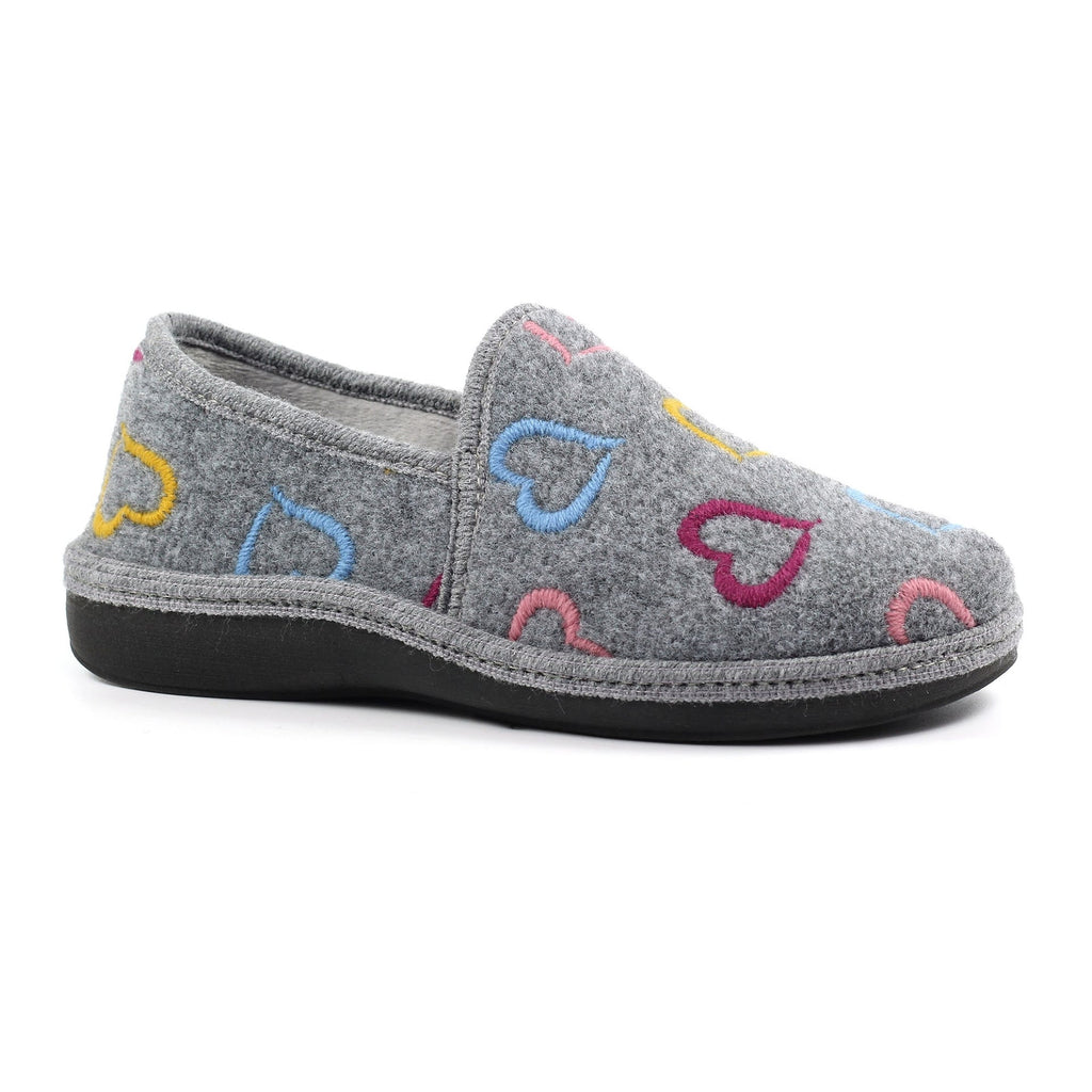 Joyful Grey Slipper
