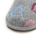 Joyful Grey Slipper