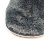 Salla Grey Mule Slipper