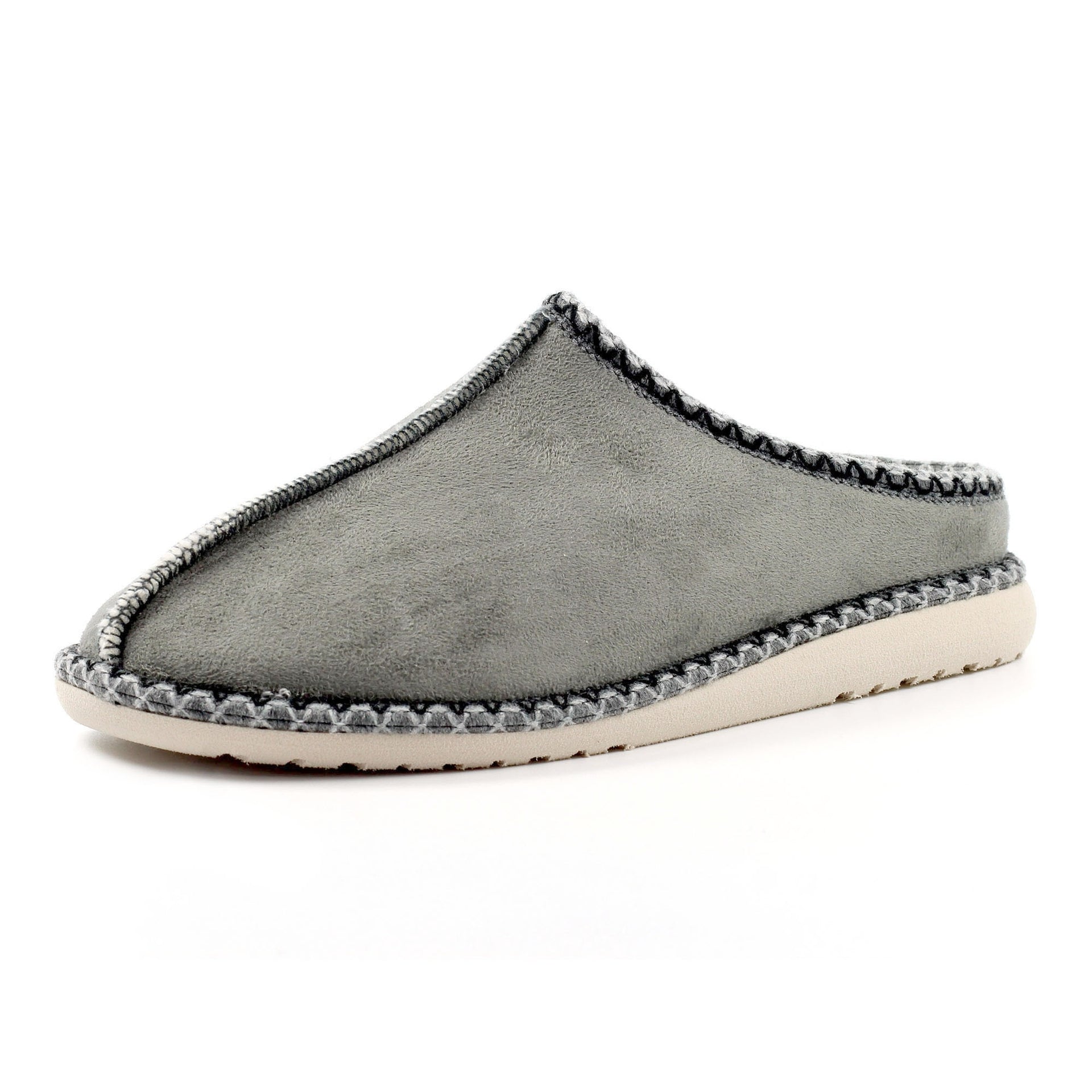 Apollonia Grey Mule Slipper