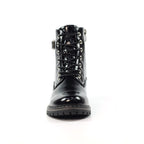 Parlour Black Patent Ankle Boot