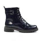 Parlour Navy Patent Ankle Boot