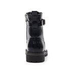 Parlour Navy Patent Ankle Boot