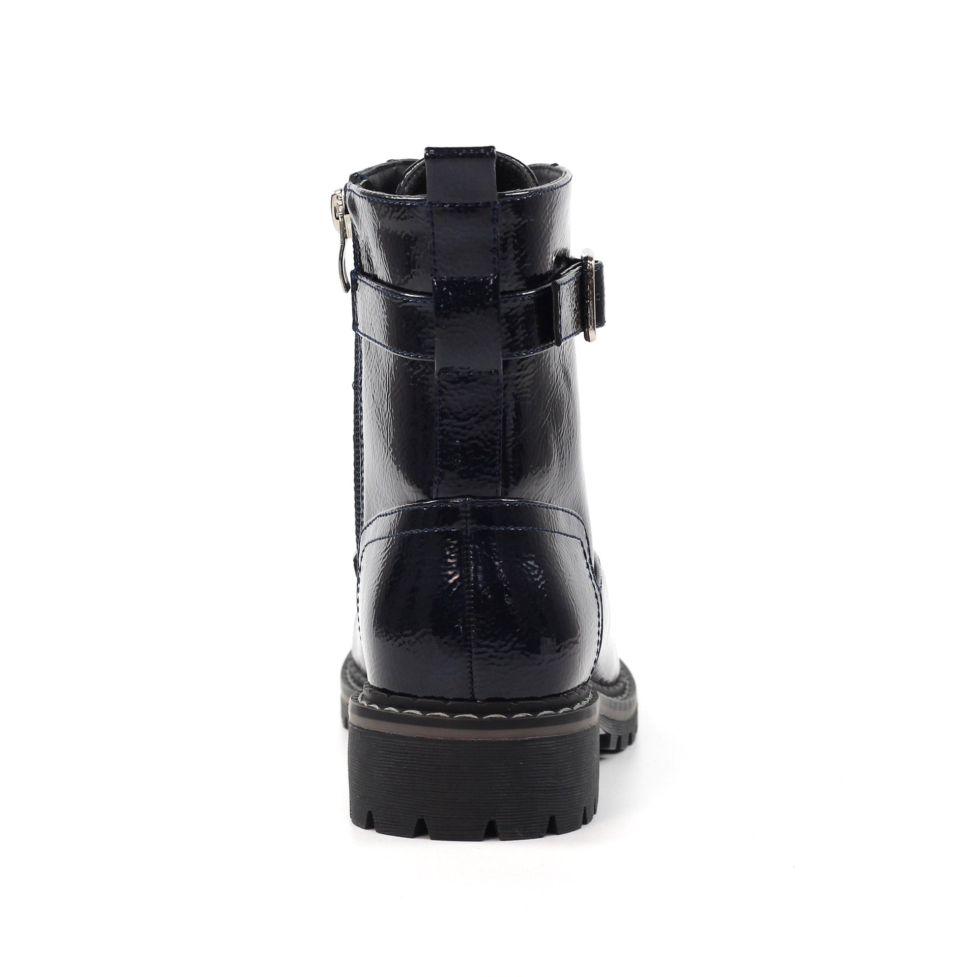 Parlour Navy Patent Ankle Boot