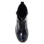 Parlour Navy Patent Ankle Boot