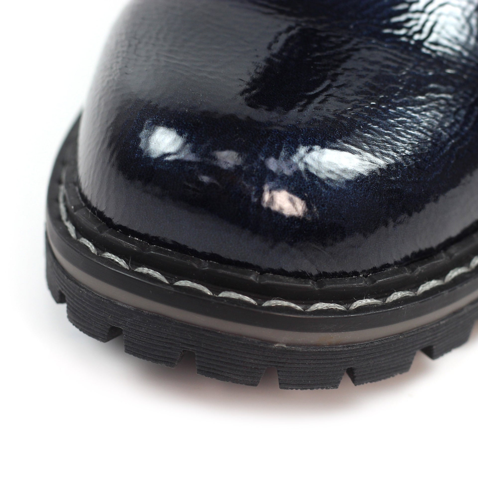 Parlour Navy Patent Ankle Boot