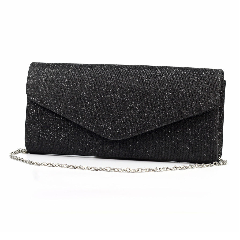 Kalina Black Clutch Bag