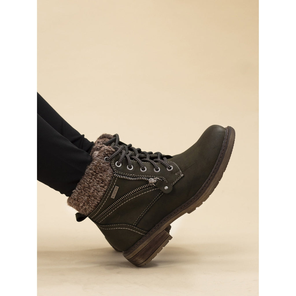 Benson III Olive Waterproof Boot