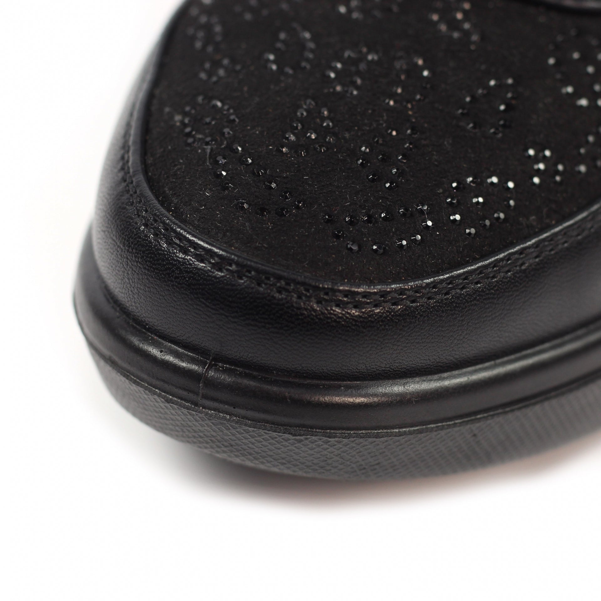 Muriel Black Wedge Trainer