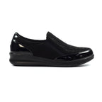Hattie Black Wedge Shoe
