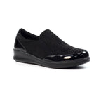 Hattie Black Wedge Shoe