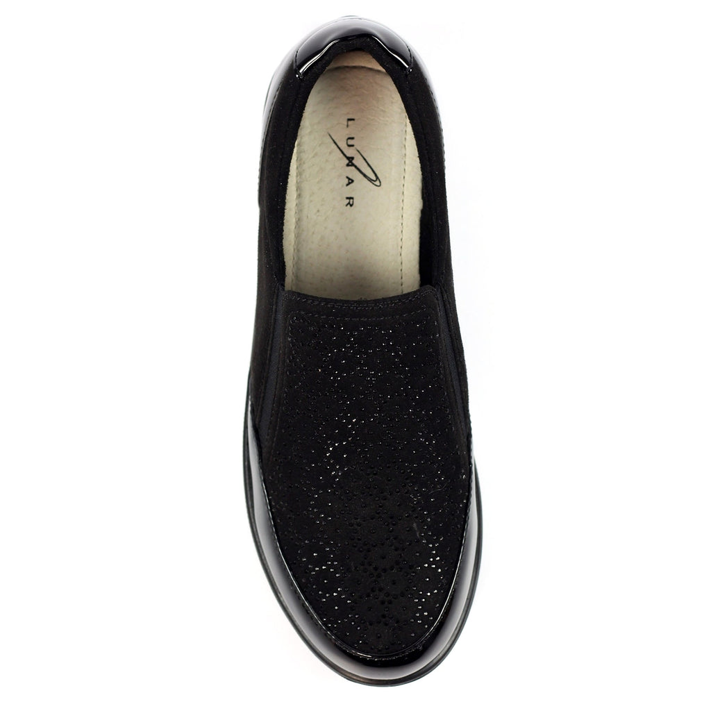 Hattie Black Wedge Shoe