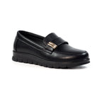 Salma Black Wedge Shoe
