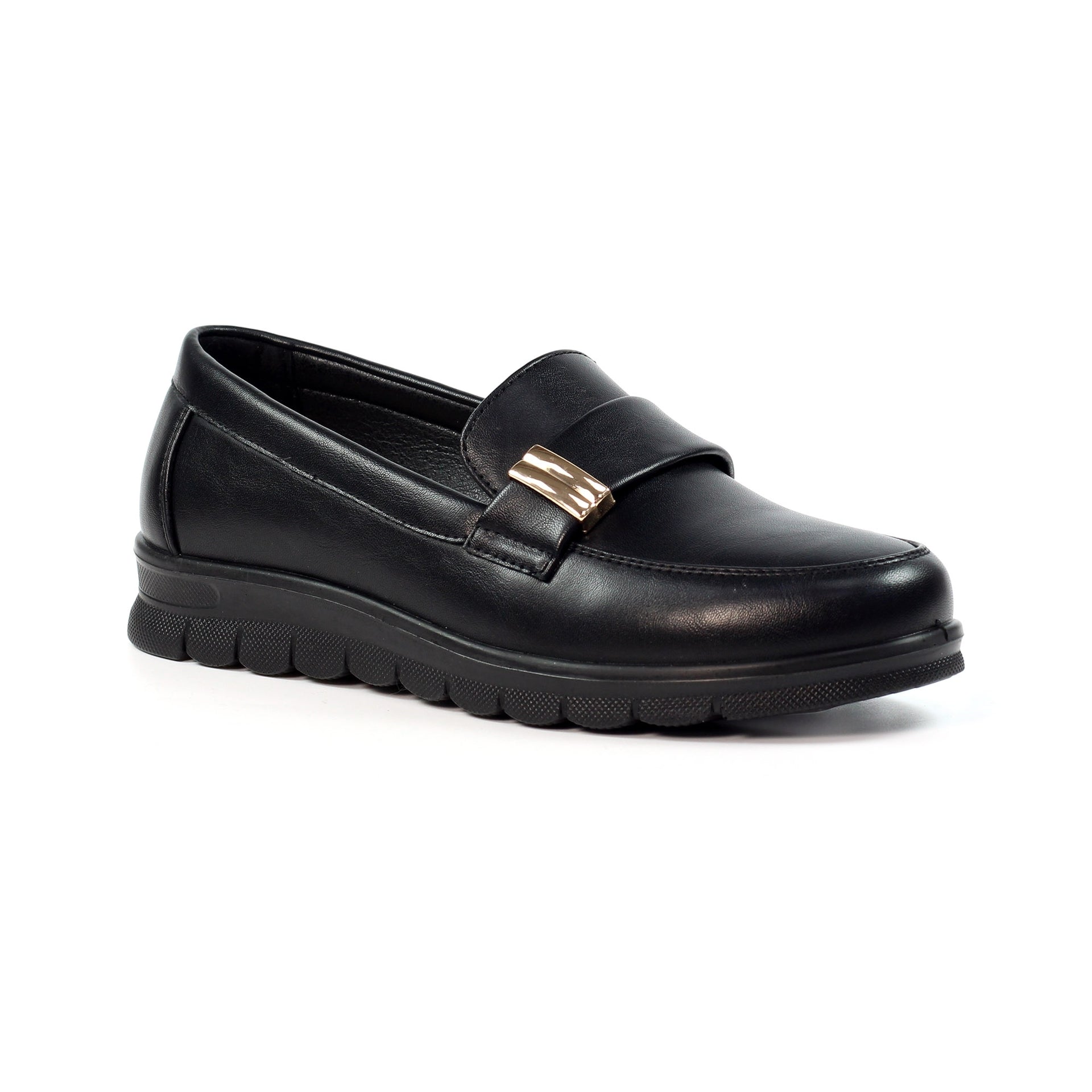 Salma Black Wedge Shoe