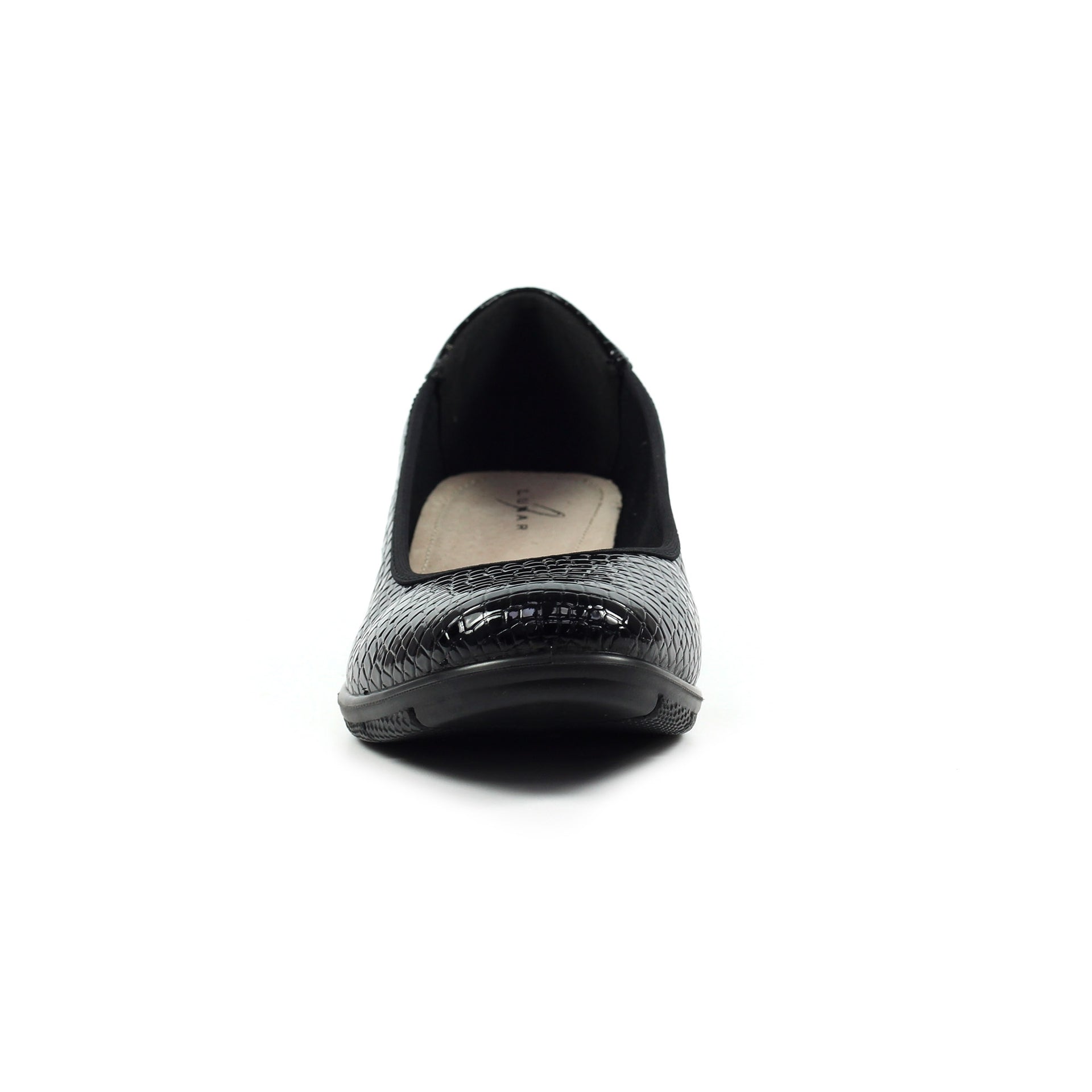 Winnie Black Wedge Shoe