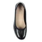 Winnie Black Wedge Shoe