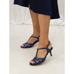 Francie Wide Fit Blue Gemstone Sandal