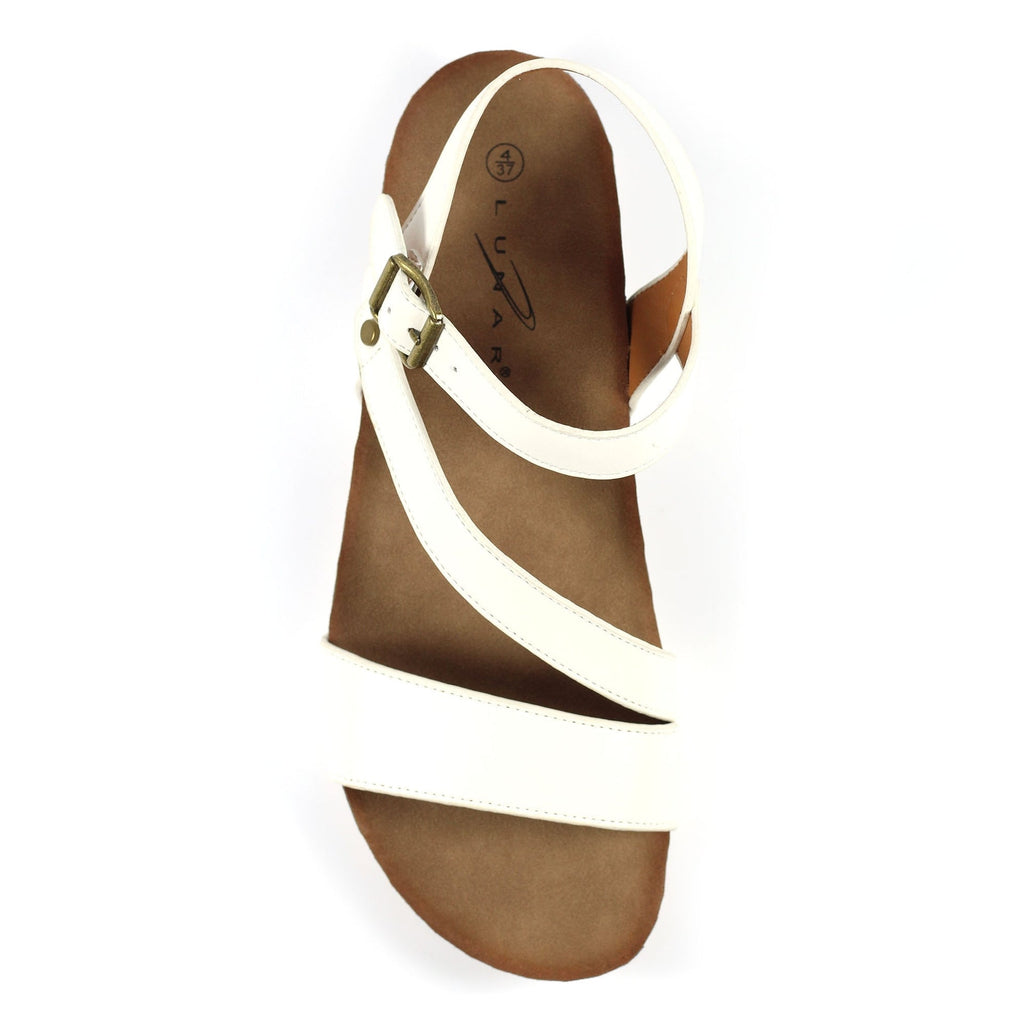 Cluster White Sandal