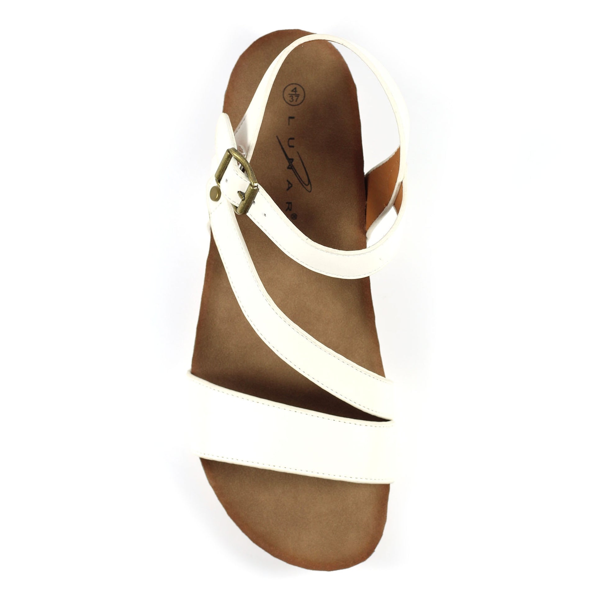Cluster White Sandal