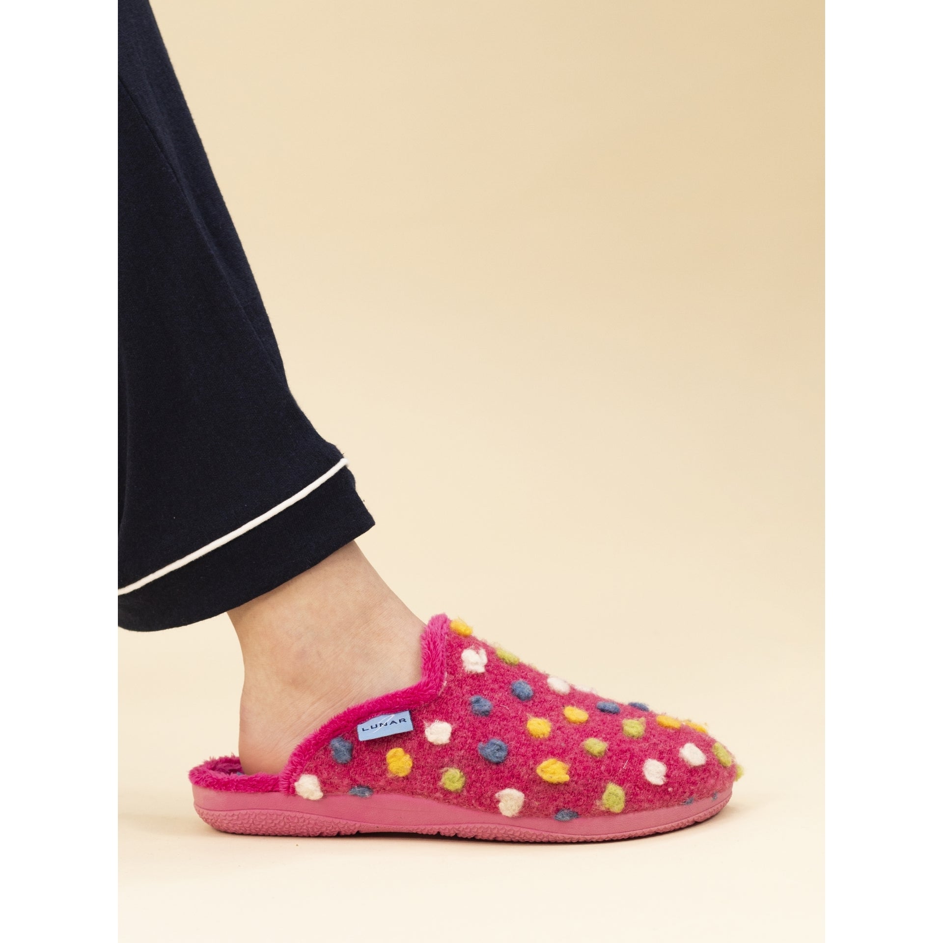 Montreal Pink Mule Slipper