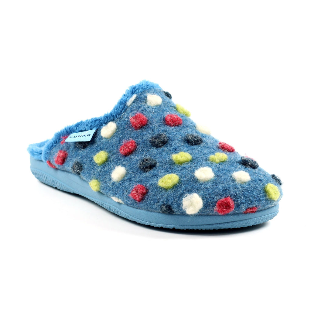 Montreal Mid Blue Mule Slipper
