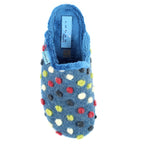 Montreal Mid Blue Mule Slipper