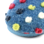 Montreal Mid Blue Mule Slipper