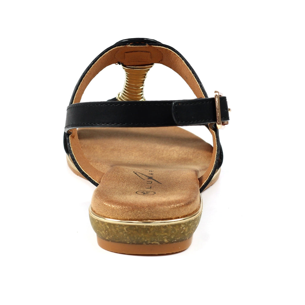 Renoir Black Sandal