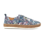 Iva Blue Leather Plimsoll