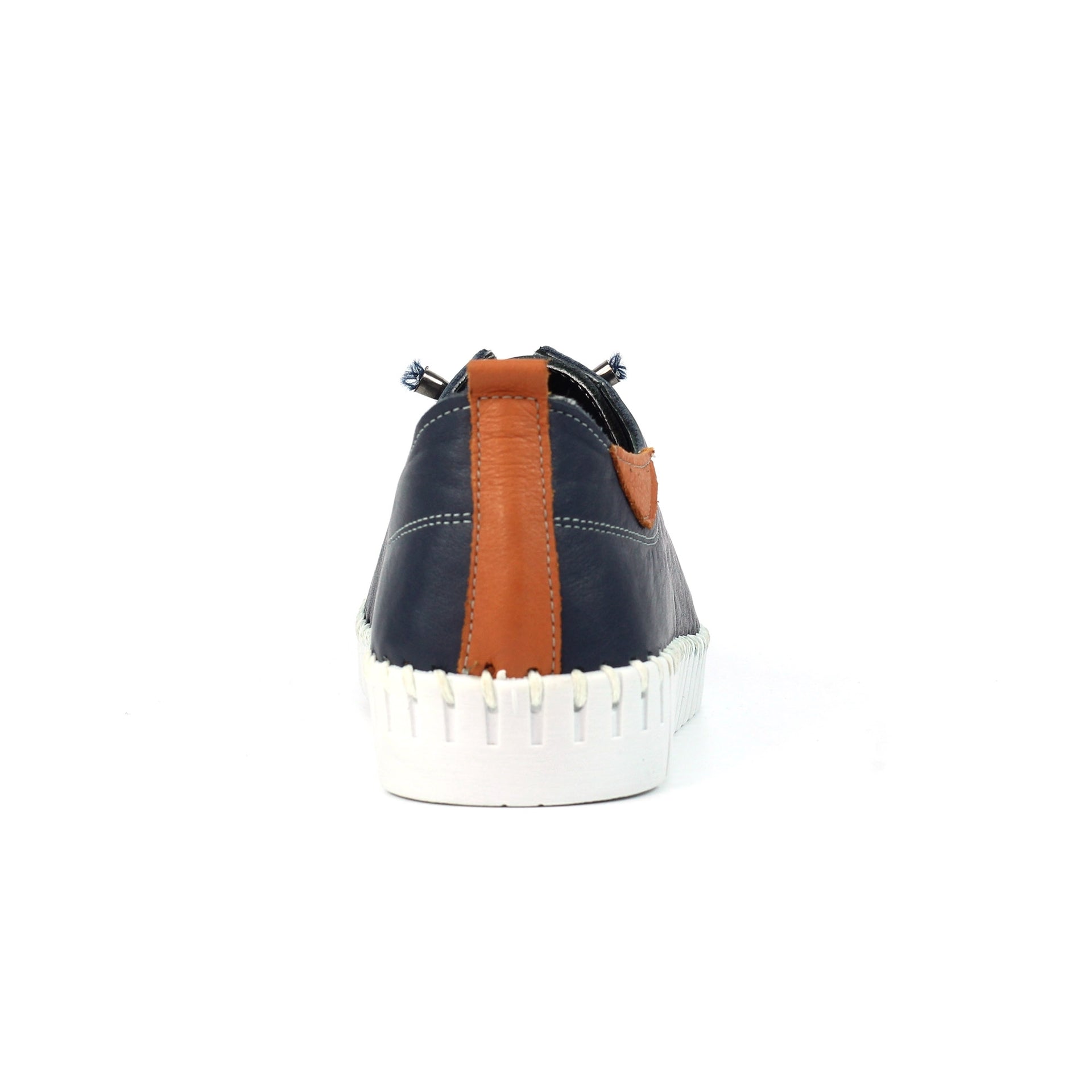 Flamborough Navy Leather Shoe