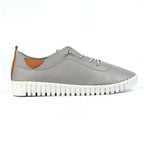 Flamborough Grey Leather Shoe