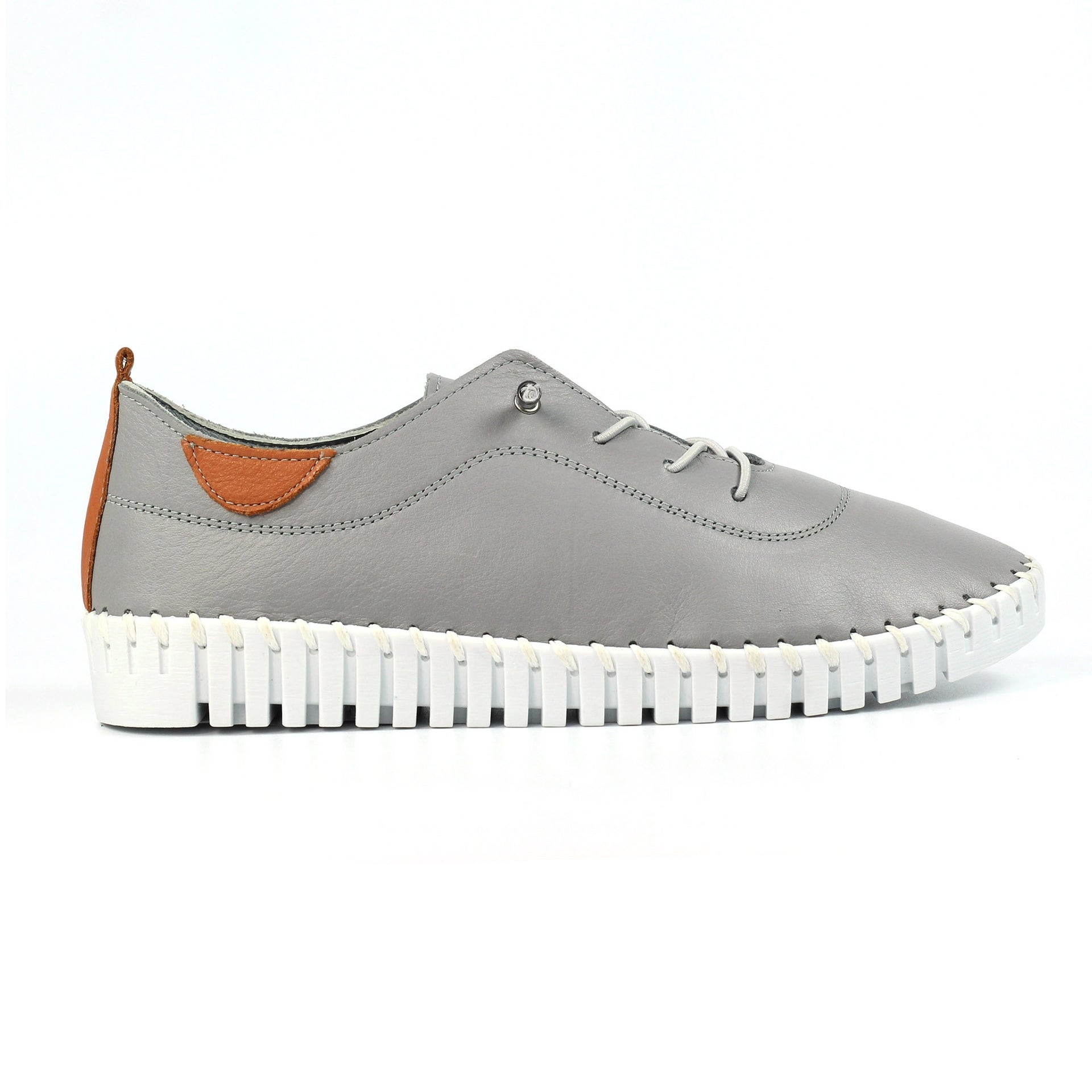 Flamborough Grey Leather Shoe